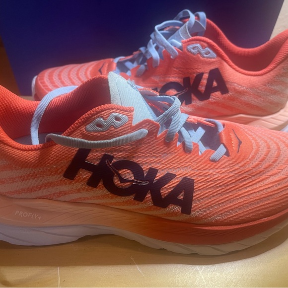 Hoka Women's Hoka Mach 5 Shoes New No box size 9 V507 Camelia - Picture 2 of 10